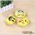 Classic cute yellow smiley face expression coin purses key hand bag.