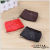 Solid Color Hollow Retro Women's Mini Zipper Coin Purse Rivet Student Coin Bag Small Bag