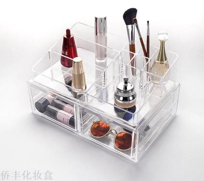 Extra Large Cosmetic Case Crystal Acrylic Storage Box Jewelry Box 1302-5