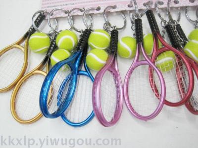 Key ring pendants wholesale authentic tennis sports tennis strings tennis crafts factory