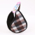 In winter, a new kind of warm plaid earmuffs are worn by men and women.