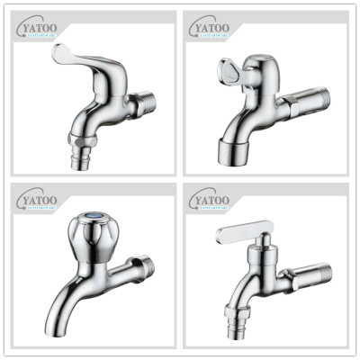 Small tap water outlet valve cross handle straight handle handle fast open washing machine tap