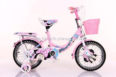 12,14,16,18 inch children Bikes bicycle for kids Minnie mouse baby strollers