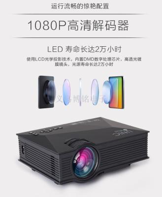 HD projector mini mini mini LED projector UC46+ home 1080P