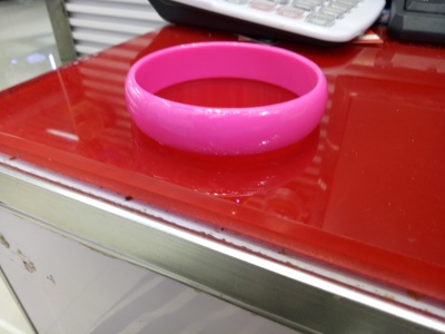 Acrylic Plastic 2cm Environmental Friendly bracelet