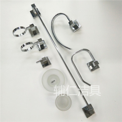 Stainless steel bathroom accessories bathroom Towel rack folding metal pendants