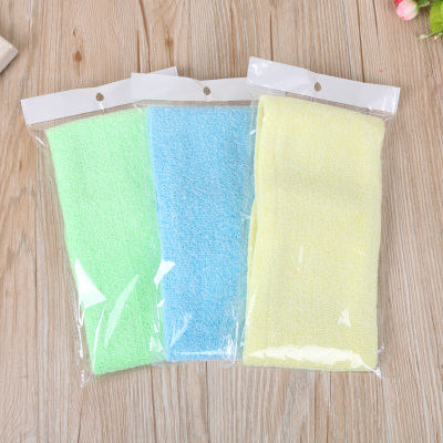 Rub the towel to pull back an adult double-face force to wipe the dirt long strip bath towel.