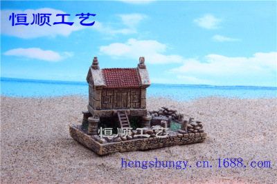 Psychological sand table sand box court physical therapy accessories resin craft housing construction residential