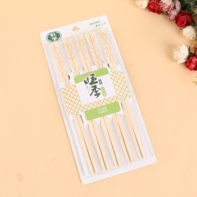 The male bamboo wood is environmentally friendly and non-toxic bamboo chopsticks.