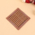 Male bamboo wood delicate environmental protection bamboo heat insulation food mat plate MATS.