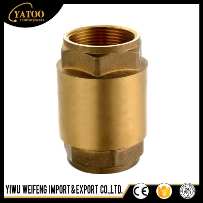 Table front valve water pump valve copper check valve 4 minutes -2 inch with spring copper core check valve