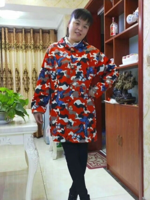 Meilun Baili New Fabric Knitted Cotton Smock Coat