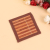 Male bamboo wood delicate environmental protection bamboo heat insulation food mat plate MATS.