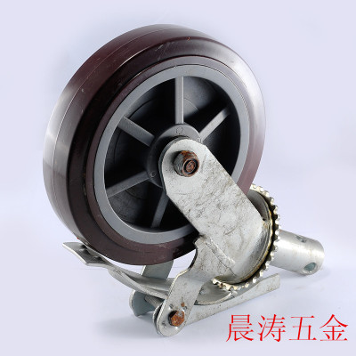 6 PCT Brown scaffold casters