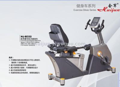 Hj-b332 commercial luxury horizontal fitness car quiet home/gym comfortable magnetic control car.