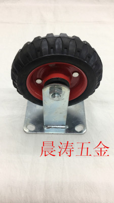 Hot wheels iron core (black rubber red iron core) casters