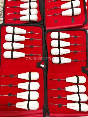 The dental equipment   tooth extraction knife teeth which can be sterilized at high temperature.