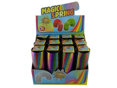 Rainbow Spring Spring Ring Magic Ring Elastic Ring Early Childhood Education Toy Development Intelligence Creativity