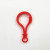 Colored plastic hook-hook acrylic key chain lobster clasp