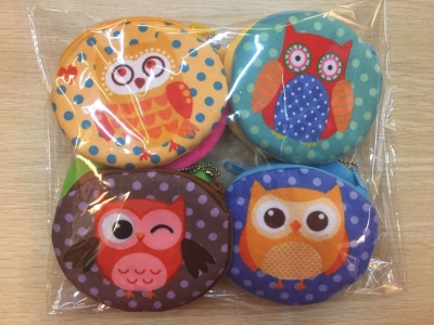 Foreign trade selling plush OWL purse coin bag cartoon Toys Plush Toys