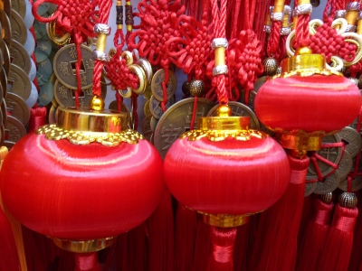 Single hanging hanging are thin on Chinese New Year goods