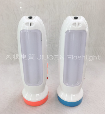 3W aluminum light cups emergency lamp 600mAh rechargeable flashlight 1W+10 bulk