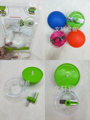 New Garlic garlic garlic Cutter language of fruit pressure circular Rotary grinding garlic kitchen cutter