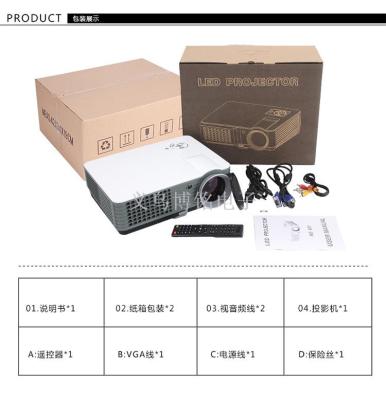 801 export home projector HD 1080p LED projector