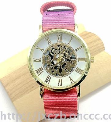 Gradient new stencil canvas belt students watch