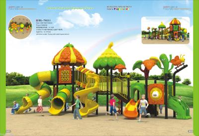 Hualong Factory Direct Sales Plastic Combination Slide Outdoor Play Toys Kindergarten Swing Combination Slide
