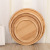 Bamboo tray round water cup tray afternoon tea heart plate dinner plate breakfast plate