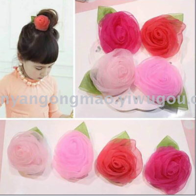 Romantic Lady red rose Jewelry Accessories for children 180