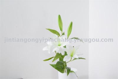 Lily interior decoration artificial flower wedding supplies home decoration