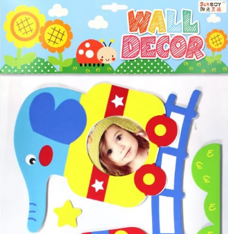 EVA children frame wall stickers with DIY photo decoration posters.