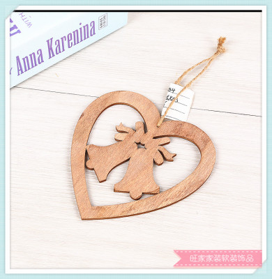 Christmas Series Wooden Crafts Pendant Wooden Gift Pendant Crafts Pendant Factory Direct Sales Pendant