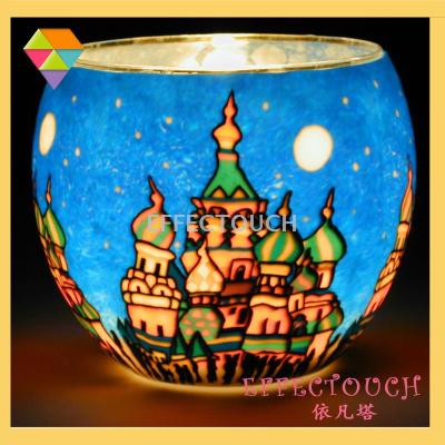 Handmade Polymer Clay Candlelight Cup Lamp Decoration Home Decoration