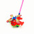 Child push toys bags of fancy plastic hand plane toys