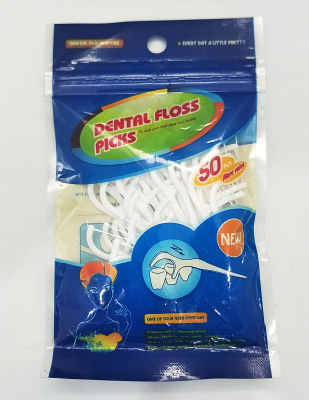 Disposable Dental floss rods，Super thin high tension pick bar，Medical Health care Dental floss pick