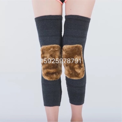 In the winter of 2017, do not want to hang Fried cashmere kneepaps outdoor double thickened protection