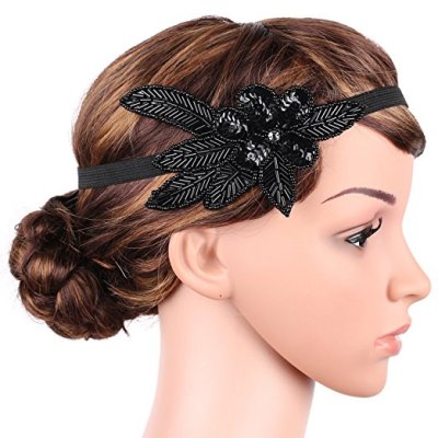 Factory outlets in Europe and America trade hand beaded Pearl hair ornaments-encrusted headband