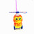 Children's educational toy bag plastic hand children's educational cartoon duck push toy