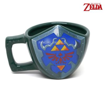 Legend of zelda cup nintendo animation surrounding ceramic cup legend of zelda the rest of the wilderness mugs