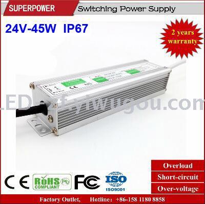 DC 12V45W waterproof IP67 monitoring LED switching power supply adapter