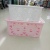 New fashion plastic storage basket with cover sunflower storage box HM1680