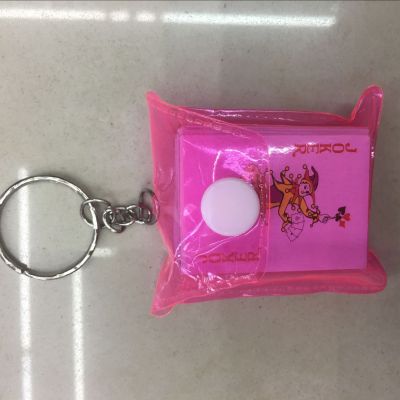 Small poker key chain smart card key chain pendant products on the market key chain playing factory