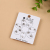 Anti-Allergy Needle Cool Silver Color Small Ear Bone Stud Style Different Mini Simple Style