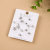 Anti-Allergy Needle Cool Silver Color Small Ear Bone Stud Style Different Mini Simple Style
