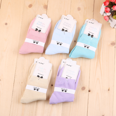 Candy in stockings high end of warm socks and massage comfortable breathable ladies socks socks anti-odor socks