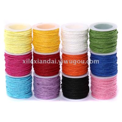 Factory Direct Sales Color Thick Colored Hemp Rope Handmade DIY Packaging Decorative Materials