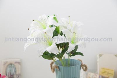 Juan of lily flowers indoor decoration home decoration artificial flower wedding supplies